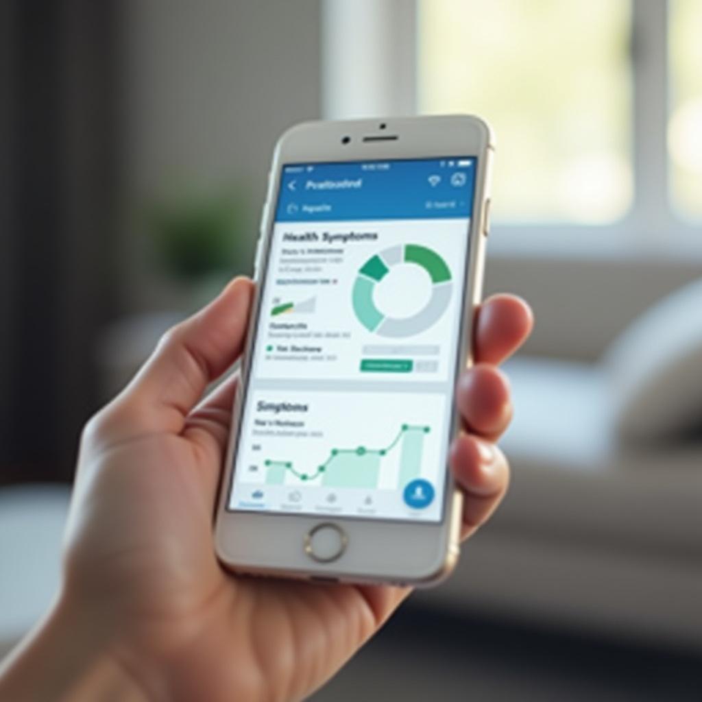 Aplikacja mobilna Glukobauhauspro do monitorowania objawów